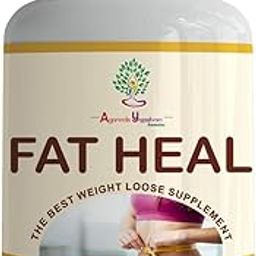 Ayurveda Yogashram Fat Heal for Slim and Fit Body, 100 Pure Herbal Product - 90 Capsules-image-3