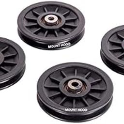 Mount Hood Exercise Machine Attachment Gym Pulley 3" (Inch) with inbuilt Bush and Bearing (Set of 4 Pieces)-17