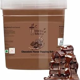 Meku Meku Popping Boba Delicious Chocolate Flavour Juice 1.3kg (Imported)-image-92