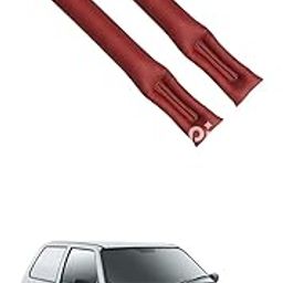 LOVMOTO Universal Car Gap Filler Organiser Car Seat Gap Filler, Car Seat Gap Organiser, PU Leather Car Accessories, Car Seat Console Side Pockets for Storage Comfortable With Un-o-image-16