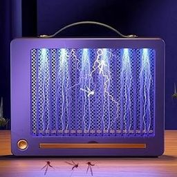 NOJTI Mosquito Killer Lamp - Fly Insect Killer Machine, Insect Bug Zapper, Trap Killer LED Lamp for Home Kitchen Bedroom Indoor Outdoor Restaurants Office (Asp-Purple)-11