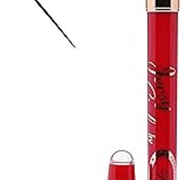 Jersy Girl By Fashion Colour Eyeliner Pen Waterproof Black (1ml) | Ball Tip Eyeliner Pen | Waterproof And Long Lasting Liquid Eyeliner | Smudge Proof Eye Makeup | Quick Drying | Matte Finish & Waterproof Eyeliner (Black)-10