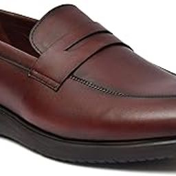 Mens Men's Leather Loafers Shoes Moccasin-image-67