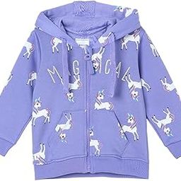 Cotton Blend Girls Hooded Sweatshirt-image-41