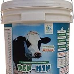 Voeden India | Den-min for Cow, Buffalo, Goat, Horse | A Complete Nutritional Formula | Added Advantage with Extra Copper 4200mg | Minerals, Protin, Amino Acids | 25kg-image-16