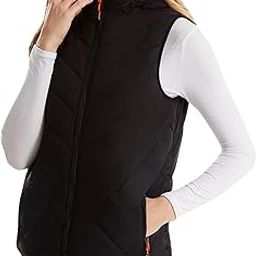 Hooded Heated Vest for Women Lightweight USB Electric Heated Clothing Upgrade Electric Charging Waistcoat Hoodies-image-5