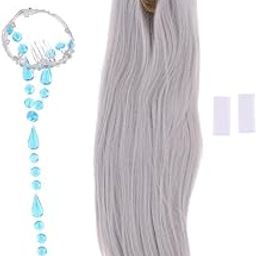 CALANDIS™ 1/3 BJD Dolls Silver Hair Wig and Crown Set for 60cm Night Lolita Doll | Full Size, SD | Dollfie & BJDs | by Brand, Company, Character | Dolls-picture-22