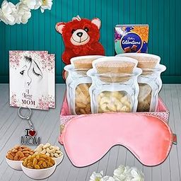 Midiron Mother’s Day Gift Hamper, Sweet Chocolate and Dry Fruits Combo for Celebrate to Mom's day, Thoughtful Gift for Mom, Mother, Grandmother on Birthday, & Her Spacial Days-image-98