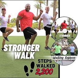WALK FITNESS DVD - Walk off the weight & feel great! Maximize your metabolism, build strength, stamina & muscle. Walk and firm exercise videos Walking workout exercise DVD Low impact workout DVD-20
