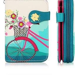 Small Wallets for Women, PU Leather Printed Mini Wallet for Girls, Zipper Wallet, Credit Card Holder Organizer Coin Purse for Girls-image-32