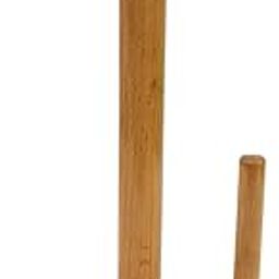 WIGANO Wooden Paper Towel Holder Stand Wooden Tissue Holder Toilet Paper Holder for Home, Kitchen, Hotels & Offices Standard Brown Color 1 Piece-image-1