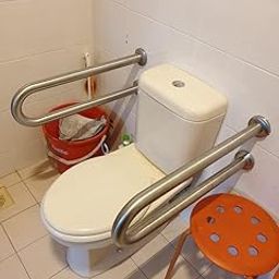 MONIT U Shaped Stainless Steel Grab Bar Rails 23 Inch Wall Mounted for Bathroom Handrailing, Safety Handle, Toilet & Bathroom Handle Support for Handicapped & Senior Citizen, Pack of 1-15