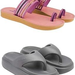 Extra Soft Classic Casual wear with Flexibility Technology Flat Combo for Women's/Girl's(6145+6110)()-image-84