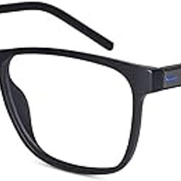 LensKandy Rectangular Computer Glasses for Eye Protection | Antiglare & Blue Cut Glasses | Scratch Resistant | UV Protection | Men & Women | Large | 2804-image-51