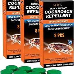 Natural Cockroach Killer | Roach Killing Bait | Roach Nest Elimination | Roach Bait Gel | Roach Traps Quick Catch | Eco-Friendly Home Remedy for Indoor Cockroach Control (Pack of 2 - [ 16 PCS ])-25