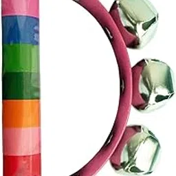 CALANDIS™ Wooden Tambourine Musical Toys Musical Instrument for Festival Party Pink | Educational-image-103