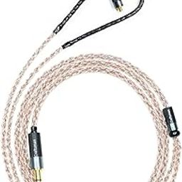 MMCX Plug 5N OFC Copper+Graphene Earphone Replacement Cables for SHURE SE846 SE535 SE425 Xelento Remote T8iE T9iE Fidue A83 Sirius MkII Dunu DK3001Pro DK4001 UE900S W60 W80 (2.5mm Plug, MMCX)-image-43