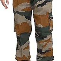 Men's Camouflage Cargo Jogger Pants, Military Style, Drawstring Waist,-picture-29