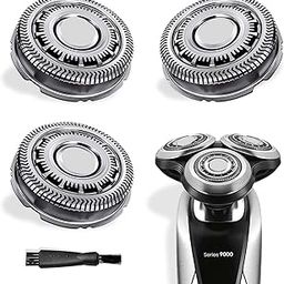 EVERGREEN LUXE SH90 Replacement Heads Compatible with Philips Norelco Series 9000 S9xxx 8000 S8xxx Electric Razor Shave SH90/62 Replacement Double Blades for Philips Shaver 9000 s9000-image-20