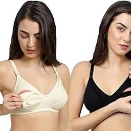 Women's Cotton Non Padded Maternity Nursing Bra for Pre & Post Pregnancy | Nursing Bra for Women | Maternity Bra Full Coverage | Maternity Nursing Bra || B-Cup Size.-image-99