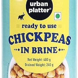 urban platter Ready to Use Chickpeas in Brine, 400 g (Drained Weight 240g)-image-45