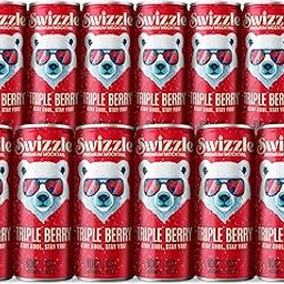 Swizzle Triple Berry | 100% Natural Berry Blend | Premium Carbonated Beverage | 250 ml (Pack of 12) Can | Rich in Antioxidants | Sip or Mix Cocktail-image-72