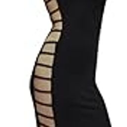 Dress for Womens Black Fabric Fabric Blend Dress Casual Women Maxi/Full Length Maxi Solid Sleeveless Dress (8219)-image-70