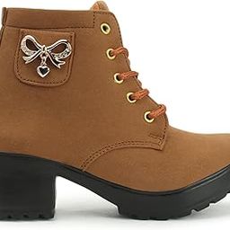 krafter Boots Shoe Denim Jeans for Girls High Heel (Ankle) Stylish Ideal for Both Women & Girls| Wear These as Casual or Even for Any Special Occasion Boot Casual Outdoor Women & Girls sneakers shoes-picture-3