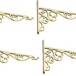 Growfynd ® Metal Wall Hook Hanging Plant Bracket Decorative Straight Plant Hanger for Pots, Bird Feeders, Planters, Lanterns, Macrame, Wind Chimes Indoor Outdoor (Pack of 4)-image-66