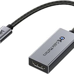Cable Matters 48Gbps USB C to HDMI Adapter Supporting 4K 120Hz and 8K HDR - Thunderbolt 3 and Thunderbolt 4 Port Compatible - Maximum Supported Resolution on Any Mac via This Adapter is 4K@60Hz-image-48