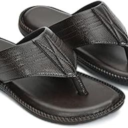 Slippers for Men | Comfortable & Durable Chappal for Man | Indoor & Outdoor Slides with Non‑Slip Sole & Arch Support-image-1