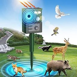 HASTHIP® Solar Ultrasound Animal Repellent Outdoor-image-13