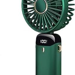 APLIKJA Portable Mini Fan - Rechargeable Hand Fan with Adjustable Speeds, Rechargable Battery, Lightweight Design, Low Noise, and Easy Portability (Multi color) (LED Fan)-image-98