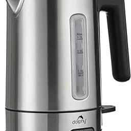 Dolphy 1.0 Liter Electric Kettle - 304 Stainless Steel Cordless Tea Kettle 2200W-image-34