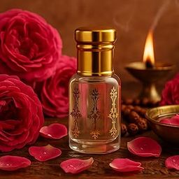 NiiGunj Rose/Gulab Roll-On Attar | 6ml I Pure | Spritual Use | Long Lasting I Ideal For Gifts to loved ones I Fresh, Dewy heart, and leaves a subtle, sweet trail | 100% non-alcoholic-image-49