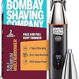 Bombay Shaving Company Premium Multi Grooming Trimmer for Men | Body and Beard Trimmer for Man | Multi Styling Rotary Comb, IPX6 Waterproof, 90 Min Run Time, 2 Hrs Charge Time | 1 PC-2