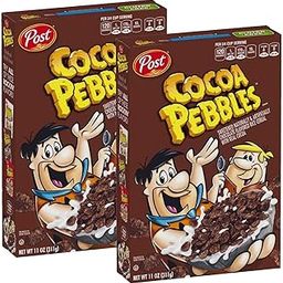 Cocoa Pebbles Chocolate Flavoured Rice Cereal with Real Cocoa- 2 Pack, 2 x 311 g-image-40