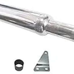 OZANGO Bike Mini Punjab Dholki Short Bottle Glasswool Filter Bullet Exhaust Suitable Silencer Chrome BS3 & BS4 Model for RE Classic 350-11