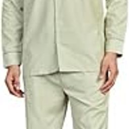 Pick N Pick Woven Cotton RICHED with Polyester Mens Nightsuit with Fully Elastic Pajama and Buttoned TOP-image-27