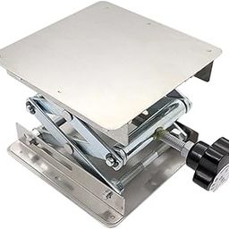 Stainless Steel Lift Tables Mini Portable Lab Lifting Platform Stand Rack for Chemistry Biology Experience/Soldering-image-20