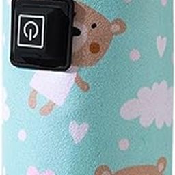 ATORSE USB Infant Bottle Heating Cover Bottle Feeding Warmer for Outdoor Blue-image-15