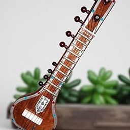 Miniature Musical Instrument – Exquisite Handcrafted Decor Piece for Music Lovers (Sitar, small)-picture-10