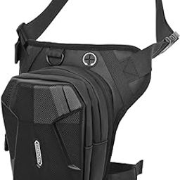 LOOM TREE® Men's Drop Leg Bag Motorcycle Black Thigh Bags for Riding Riding Racing | Outdoor Sports | Camping & Hiking | Hiking Backpacks | Waist Packs & Bags-image-78
