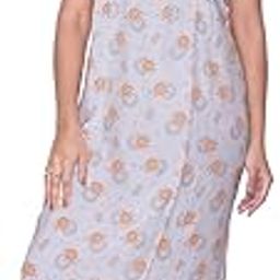 Women’s Cotton Nightdress Printed Maxi Nighty-image-0