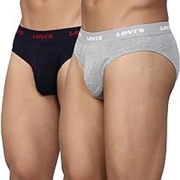 002 Men's Pure Cotton Solid Brief - Low Rise, Outer Elastic Waistband (Pack of 2)-3