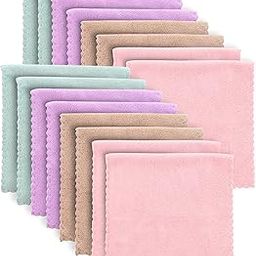 Super Soft Burp Cloths 16 Pack - Thick - Extra Absorbent - Perfect Size Large 20" by 10" - Light and Easy to Carry - Milk Spit Up Rags - Burpy Cloths for Unisex, Boy, Girl - Multicolored-image-56
