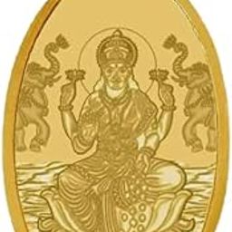 24kt GOLD 2gm pure 999.9 women wear pendent God's Lakshmi Mata ji yellow Pendent-image-34