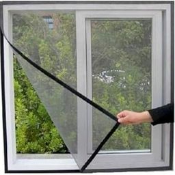 WonderNet Ready-to-Use Pre-Stitched Mosquito Net for Windows - Durable Polyester Heavey Quality Water Proof Insect Mesh Protection Brown_120 cms X 130 cms-19