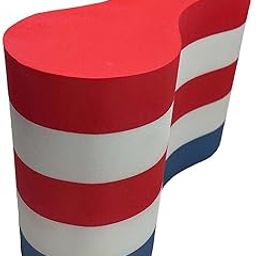 LOOM TREE® Pull Buoy Float Body Strength EVA Learning Swim Training Tool Beginners Kids Red White Blue | 1 Pull Buoy Leg Float-image-5