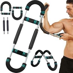 Twister Arm Trainer - Adjustable 40-100lbs Portable Spring Resistance Chest & Arm Workout Equipment with Detachable Design for Home Gym.-image-95